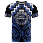Aotearoa Ngati Tuwharetoa Personalised T Shirt Maori Iwi Poutama Puhoro Tattoo