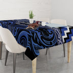Aotearoa Ngati Tuwharetoa Tablecloth Maori Iwi Poutama Puhoro Tattoo