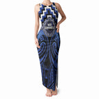 Aotearoa Ngati Tuwharetoa Personalised Tank Maxi Dress Maori Iwi Poutama Puhoro Tattoo
