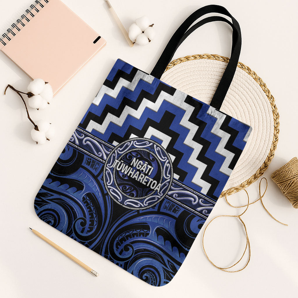 Aotearoa Ngati Tuwharetoa Tote Bag Maori Iwi Poutama Puhoro Tattoo