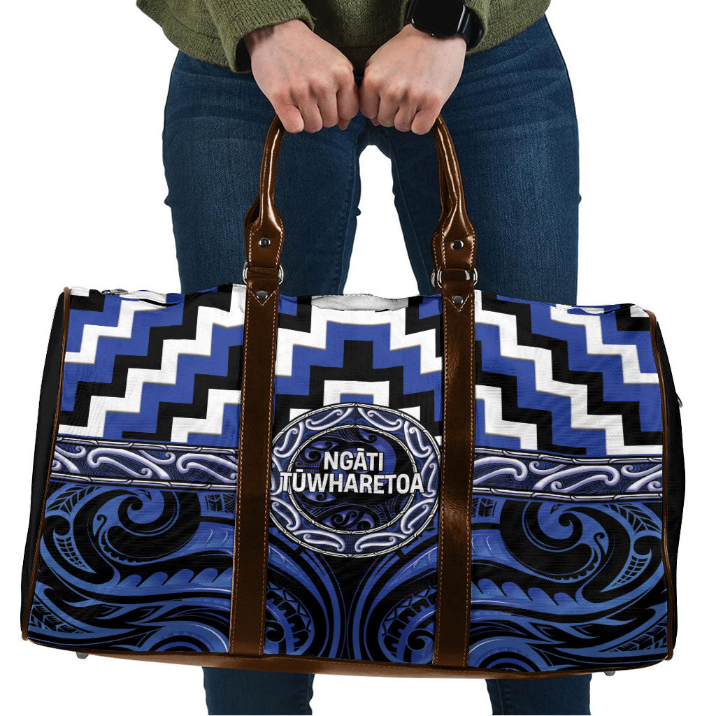 Aotearoa Ngati Tuwharetoa Travel Bag Maori Iwi Poutama Puhoro Tattoo