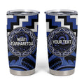 Aotearoa Ngati Tuwharetoa Personalised Tumbler Cup Maori Iwi Poutama Puhoro Tattoo