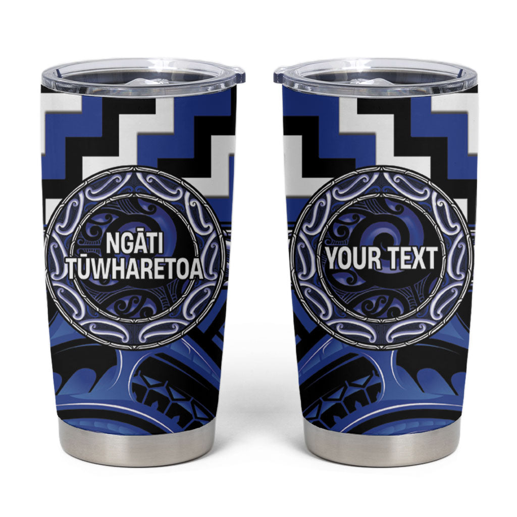 Aotearoa Ngati Tuwharetoa Personalised Tumbler Cup Maori Iwi Poutama Puhoro Tattoo