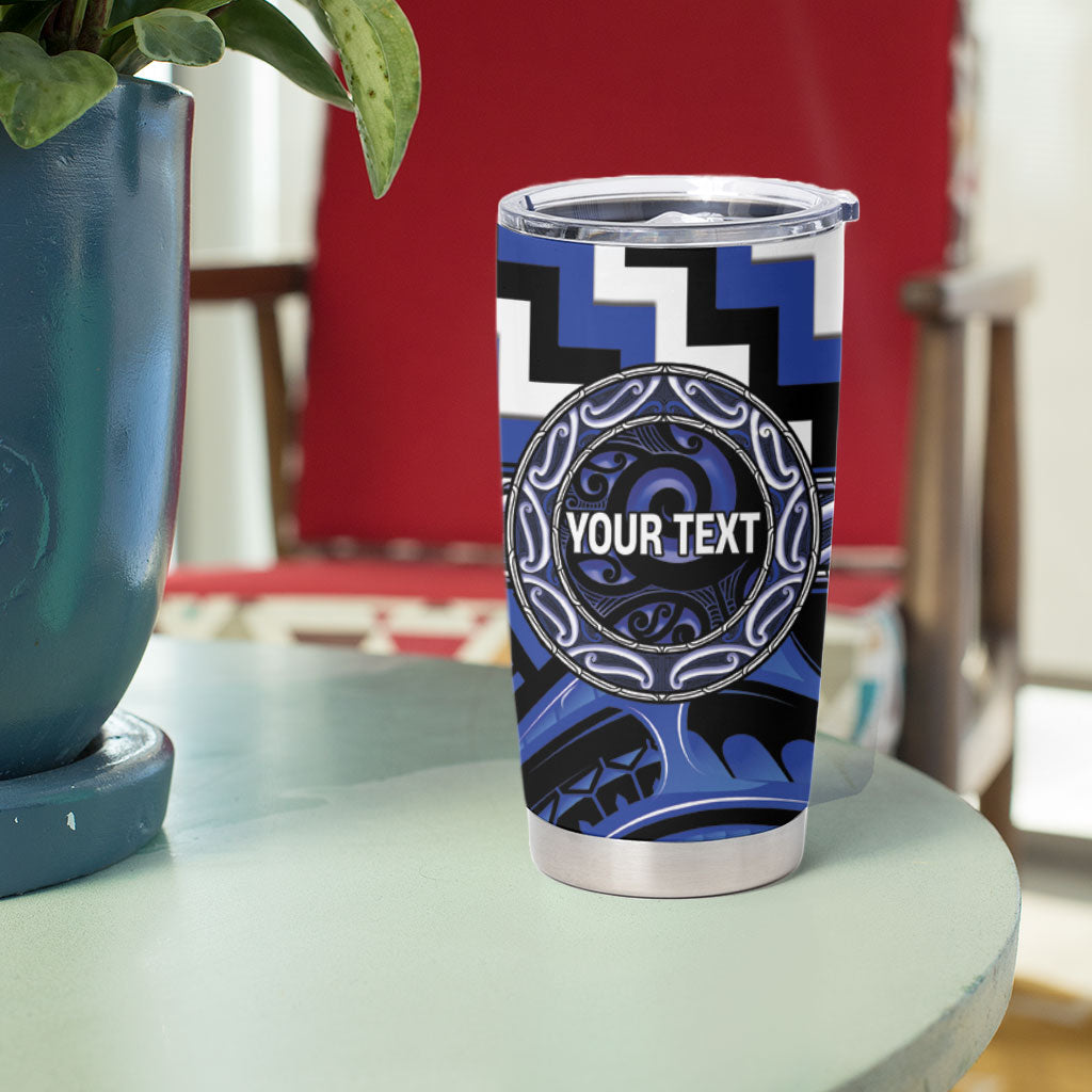 Aotearoa Ngati Tuwharetoa Personalised Tumbler Cup Maori Iwi Poutama Puhoro Tattoo