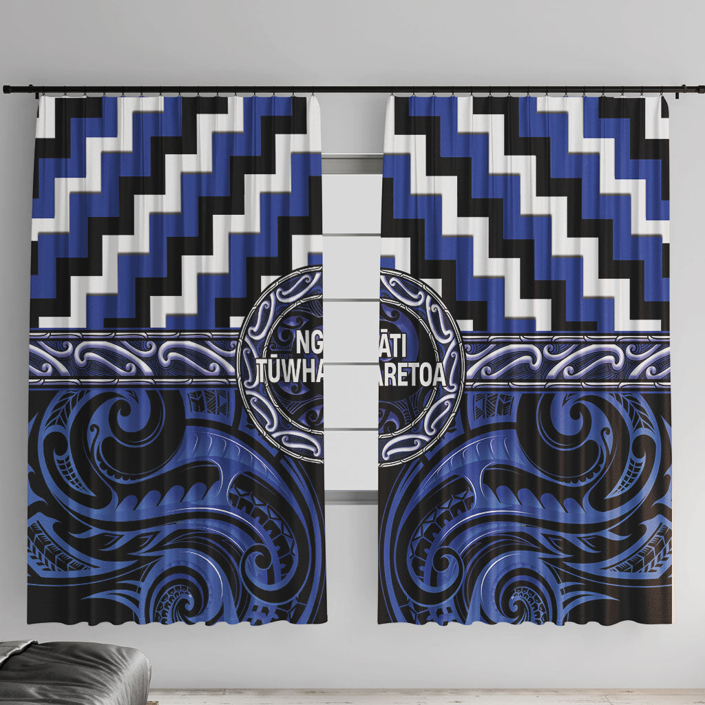 Aotearoa Ngati Tuwharetoa Window Curtain Maori Iwi Poutama Puhoro Tattoo