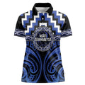 Aotearoa Ngati Tuwharetoa Personalised Women Polo Shirt Maori Iwi Poutama Puhoro Tattoo
