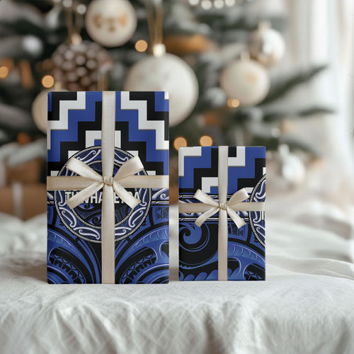 Aotearoa Ngati Tuwharetoa Wrapping Paper Maori Iwi Poutama Puhoro Tattoo