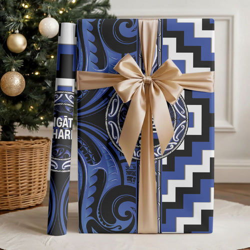 Aotearoa Ngati Tuwharetoa Wrapping Paper Maori Iwi Poutama Puhoro Tattoo