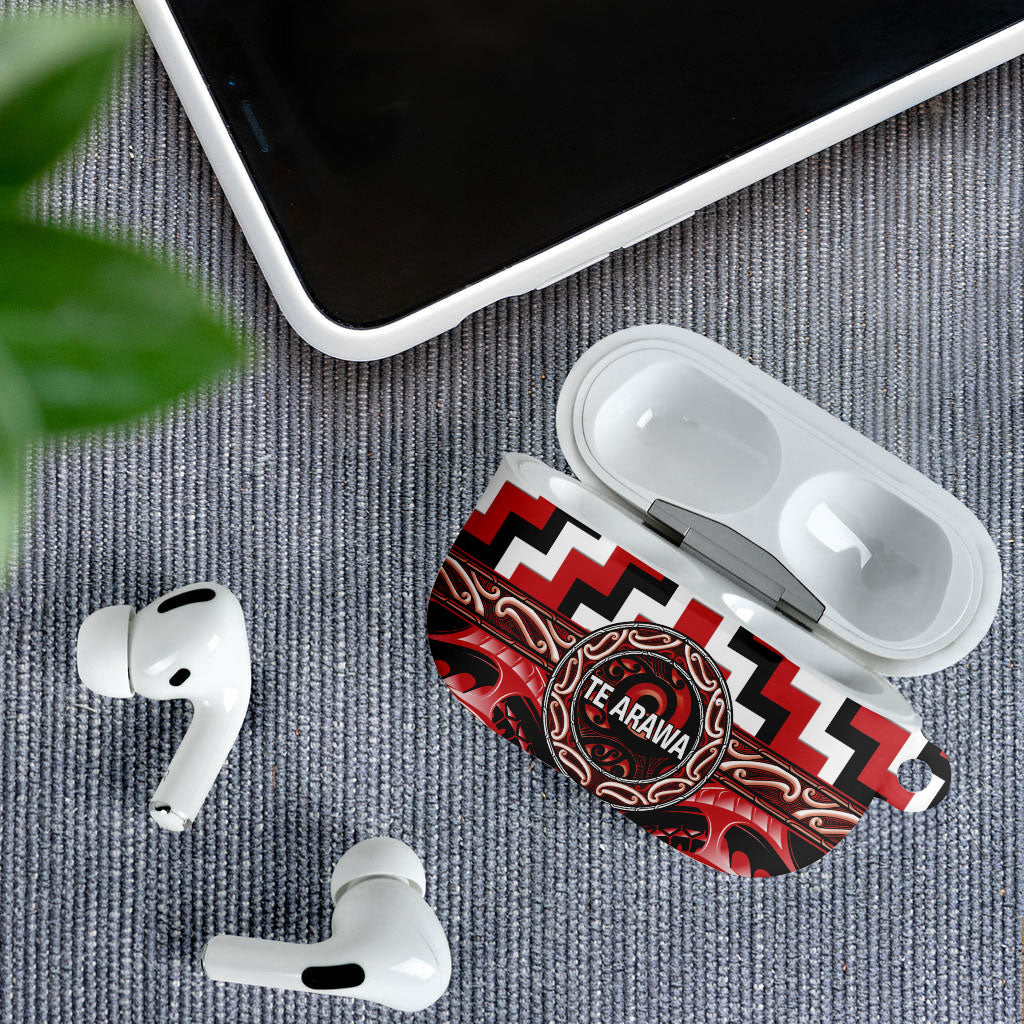 Aotearoa Te Arawa AirPods Case Maori Iwi Poutama Puhoro Tattoo