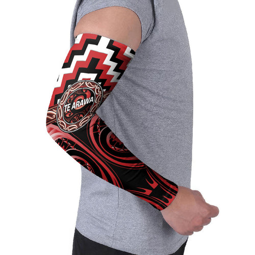 Aotearoa Te Arawa Personalised Arm Sleeves Maori Iwi Poutama Puhoro Tattoo