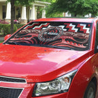 Aotearoa Te Arawa Auto Sun Shade Maori Iwi Poutama Puhoro Tattoo