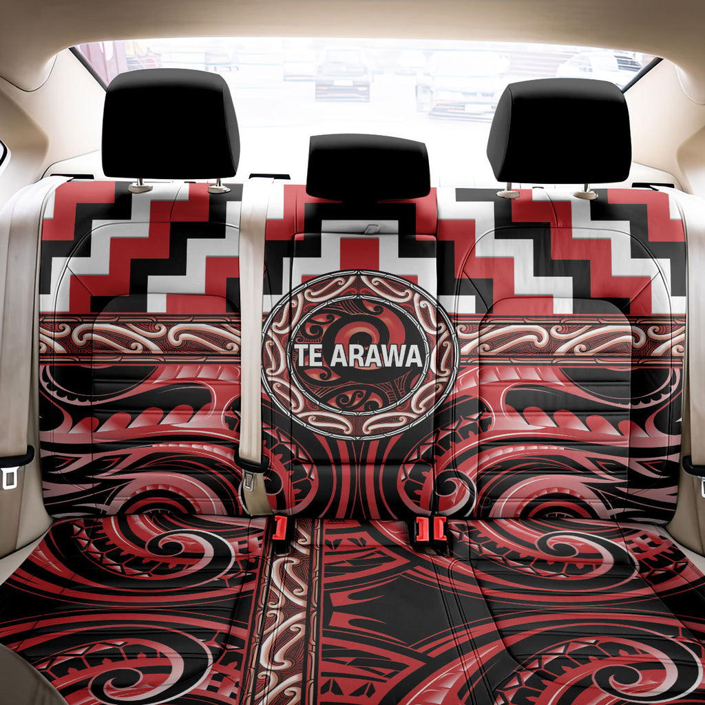 Aotearoa Te Arawa Back Car Seat Cover Maori Iwi Poutama Puhoro Tattoo
