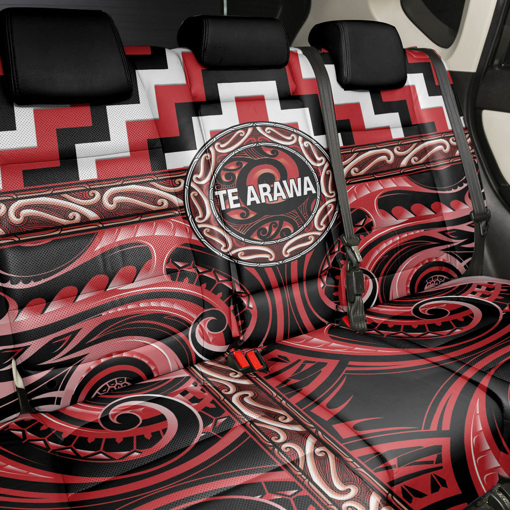 Aotearoa Te Arawa Back Car Seat Cover Maori Iwi Poutama Puhoro Tattoo