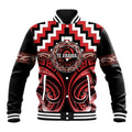 Aotearoa Te Arawa Personalised Baseball Jacket Maori Iwi Poutama Puhoro Tattoo