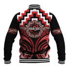 Aotearoa Te Arawa Personalised Baseball Jacket Maori Iwi Poutama Puhoro Tattoo
