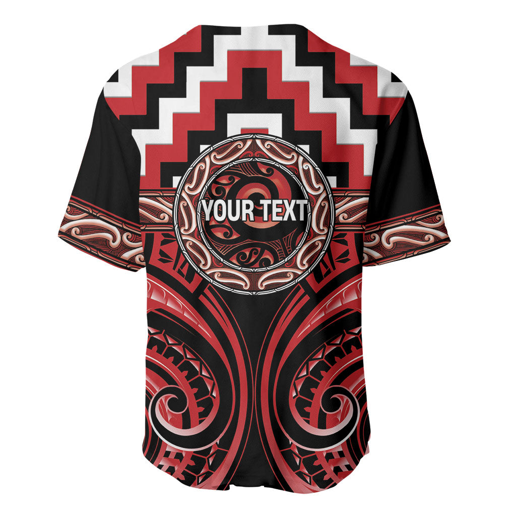 Aotearoa Te Arawa Personalised Baseball Jersey Maori Iwi Poutama Puhoro Tattoo