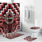 Aotearoa Te Arawa Bathroom Set Maori Iwi Poutama Puhoro Tattoo