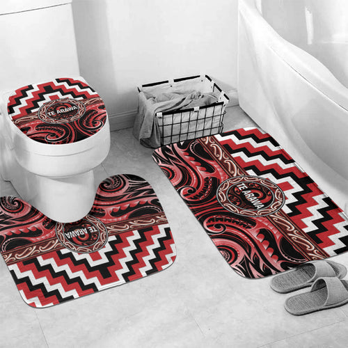 Aotearoa Te Arawa Bathroom Set Maori Iwi Poutama Puhoro Tattoo