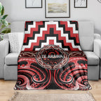 Aotearoa Te Arawa Blanket Maori Iwi Poutama Puhoro Tattoo