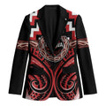 Aotearoa Te Arawa Personalised Blazer Maori Iwi Poutama Puhoro Tattoo