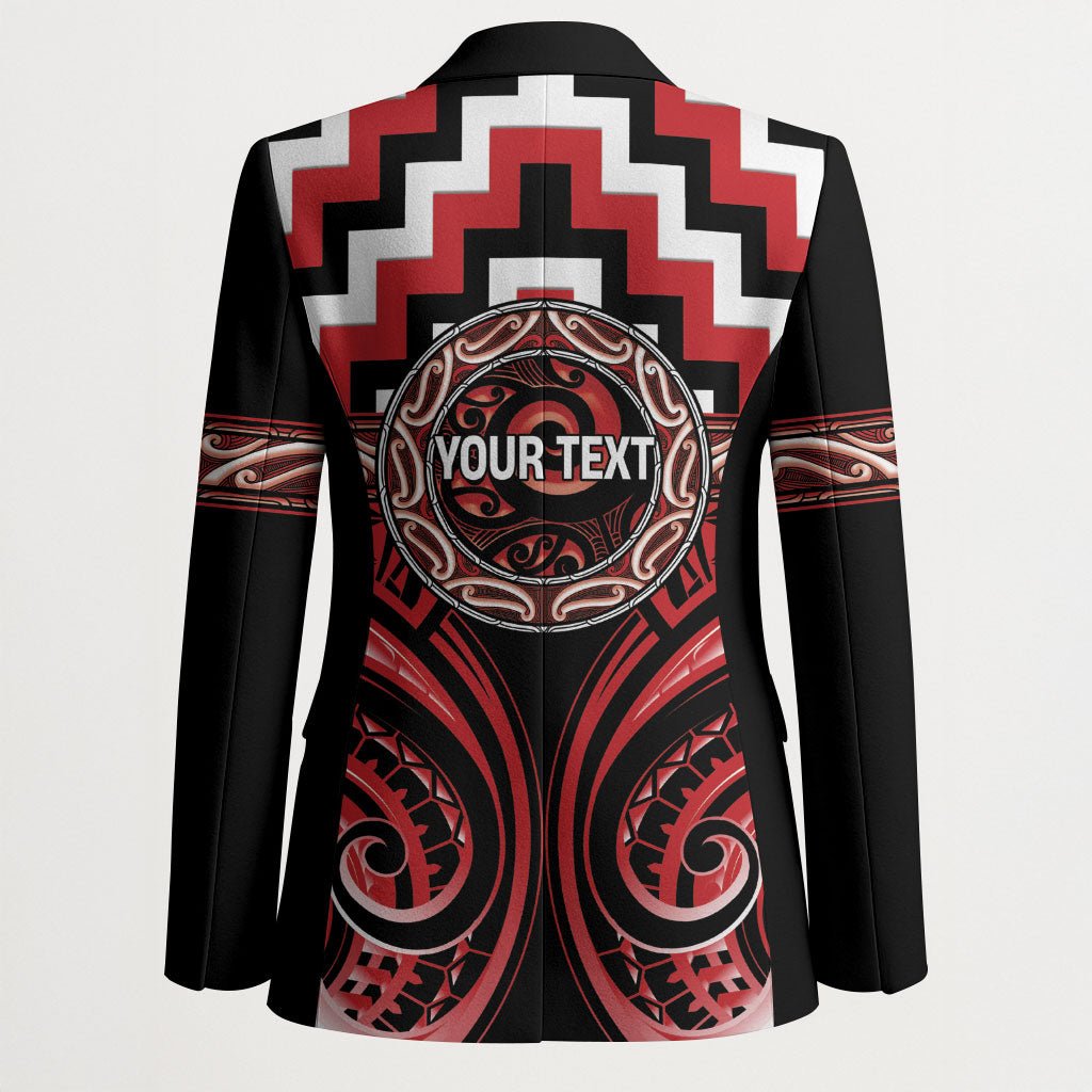 Aotearoa Te Arawa Personalised Blazer Maori Iwi Poutama Puhoro Tattoo