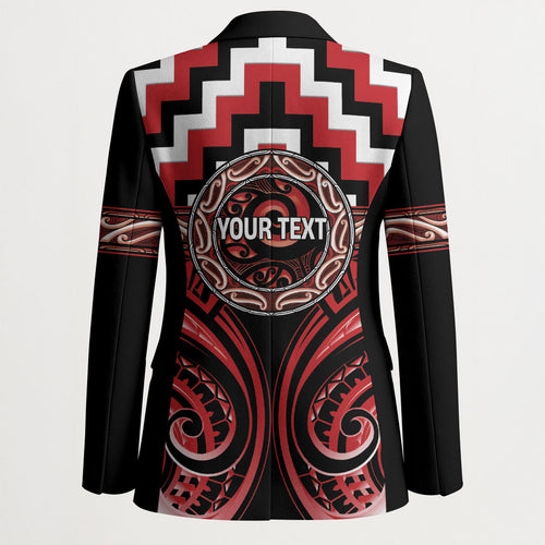 Aotearoa Te Arawa Personalised Blazer Maori Iwi Poutama Puhoro Tattoo