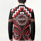 Aotearoa Te Arawa Personalised Blazer Maori Iwi Poutama Puhoro Tattoo