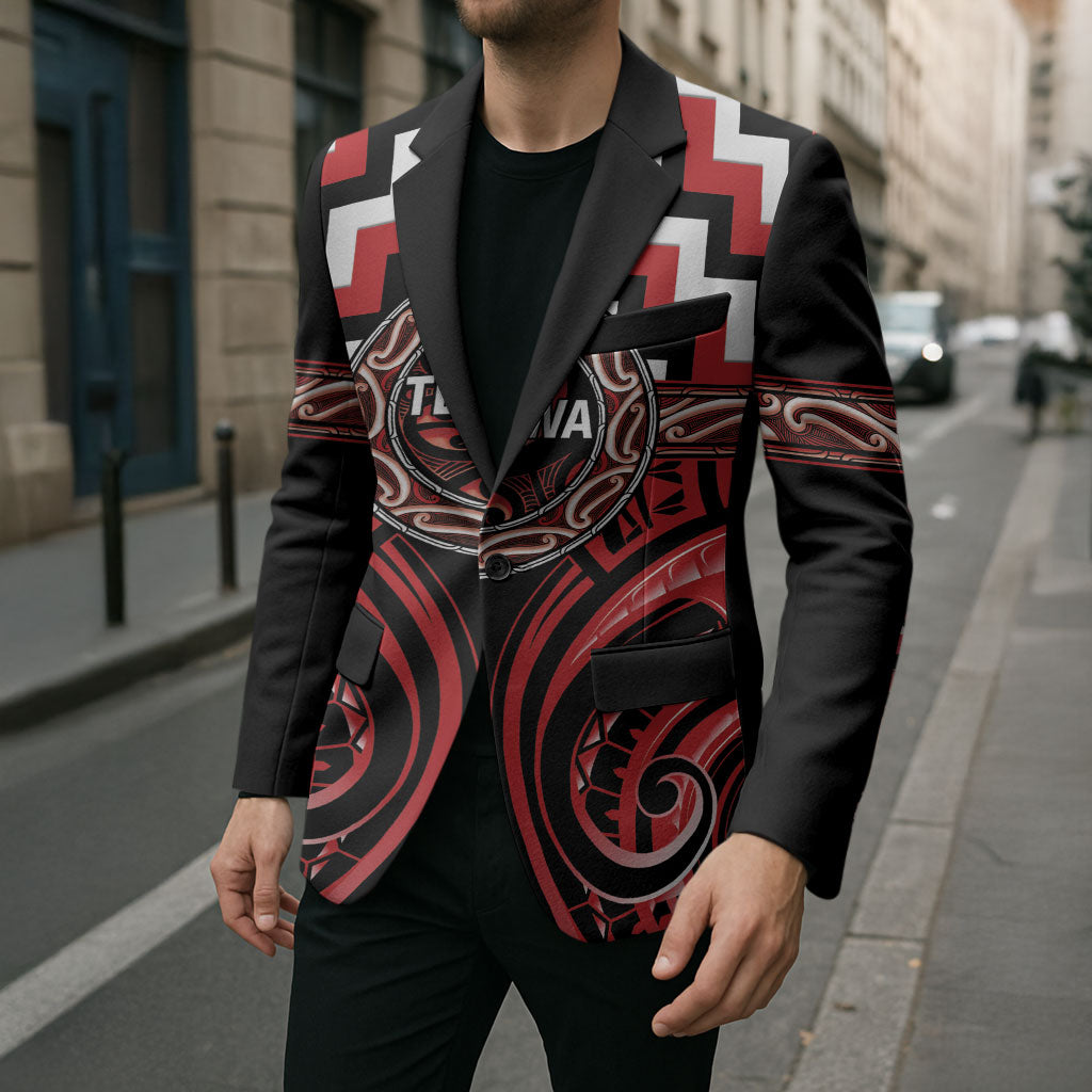 Aotearoa Te Arawa Personalised Blazer Maori Iwi Poutama Puhoro Tattoo
