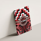 Aotearoa Te Arawa Canvas Wall Art Maori Iwi Poutama Puhoro Tattoo