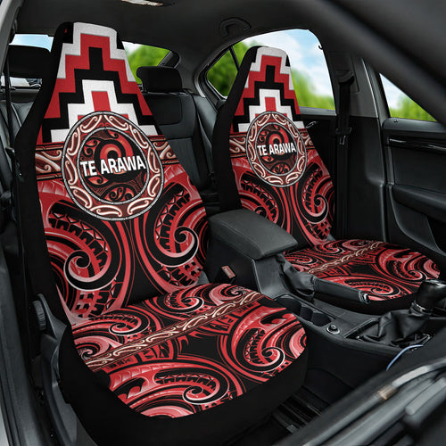 Aotearoa Te Arawa Car Seat Cover Maori Iwi Poutama Puhoro Tattoo