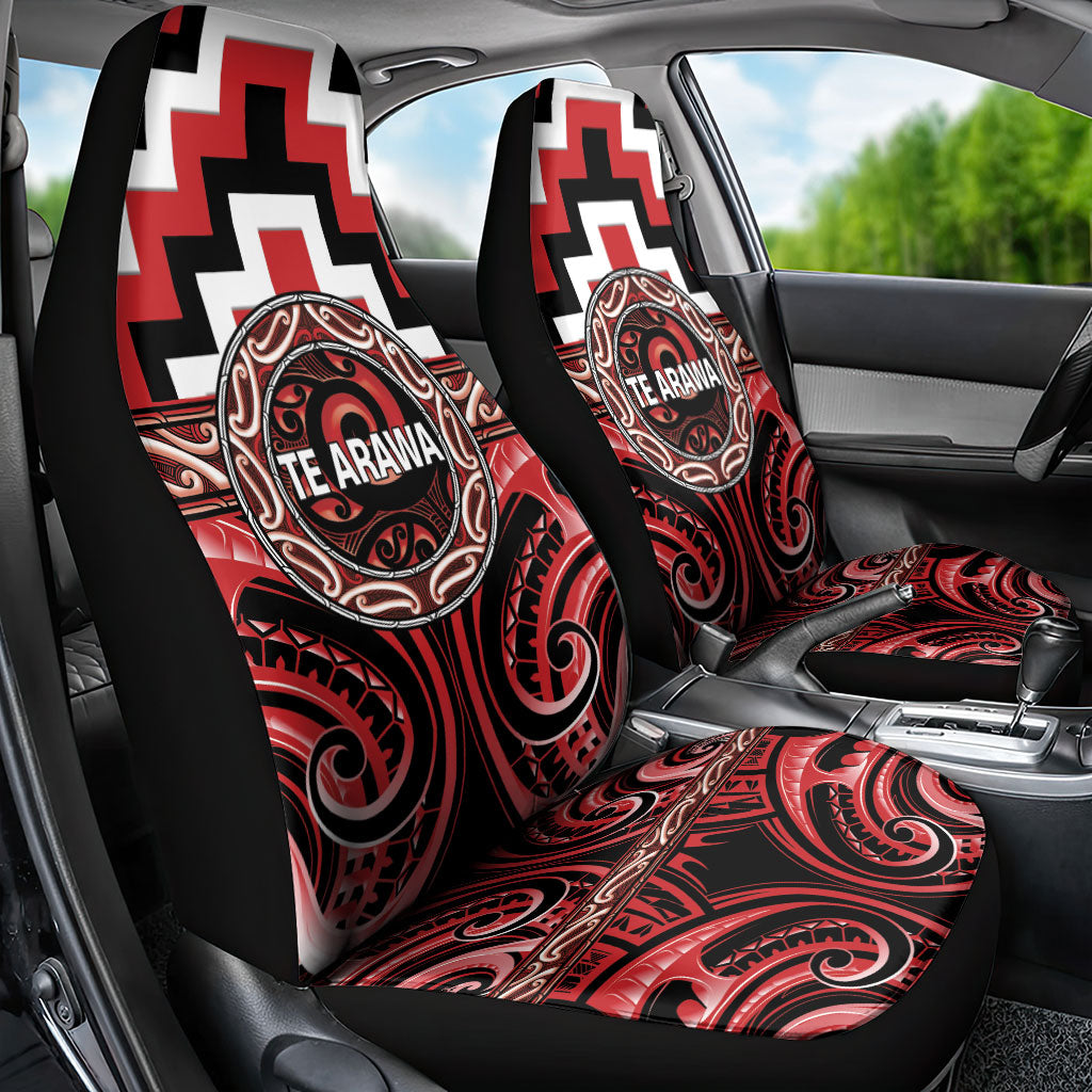 Aotearoa Te Arawa Car Seat Cover Maori Iwi Poutama Puhoro Tattoo