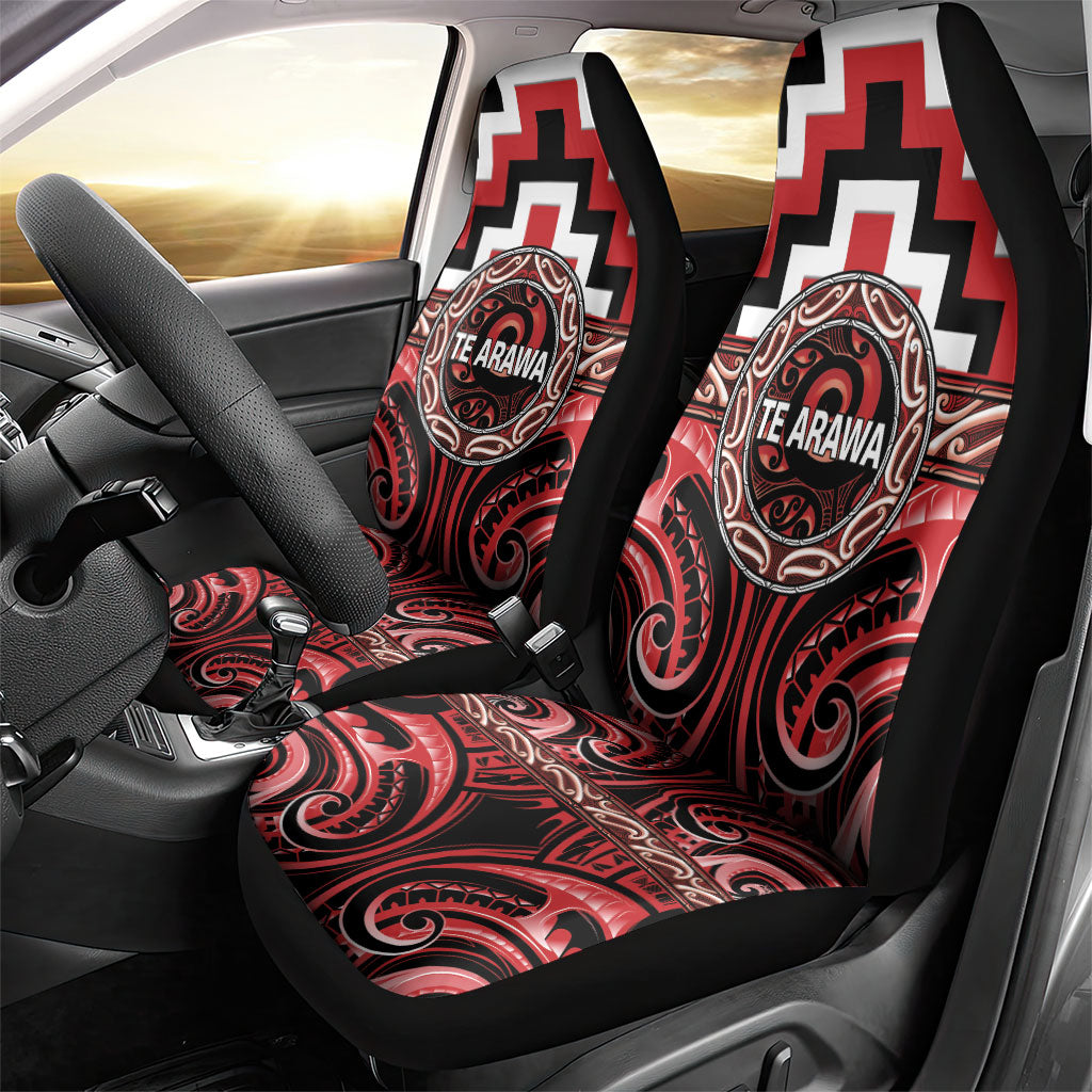 Aotearoa Te Arawa Car Seat Cover Maori Iwi Poutama Puhoro Tattoo