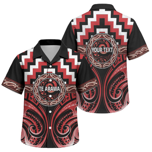 Aotearoa Te Arawa Personalised Family Matching Summer Maxi Dress and Hawaiian Shirt Maori Iwi Poutama Puhoro Tattoo