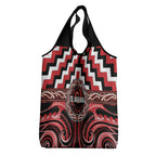 Aotearoa Te Arawa Grocery Bag Maori Iwi Poutama Puhoro Tattoo