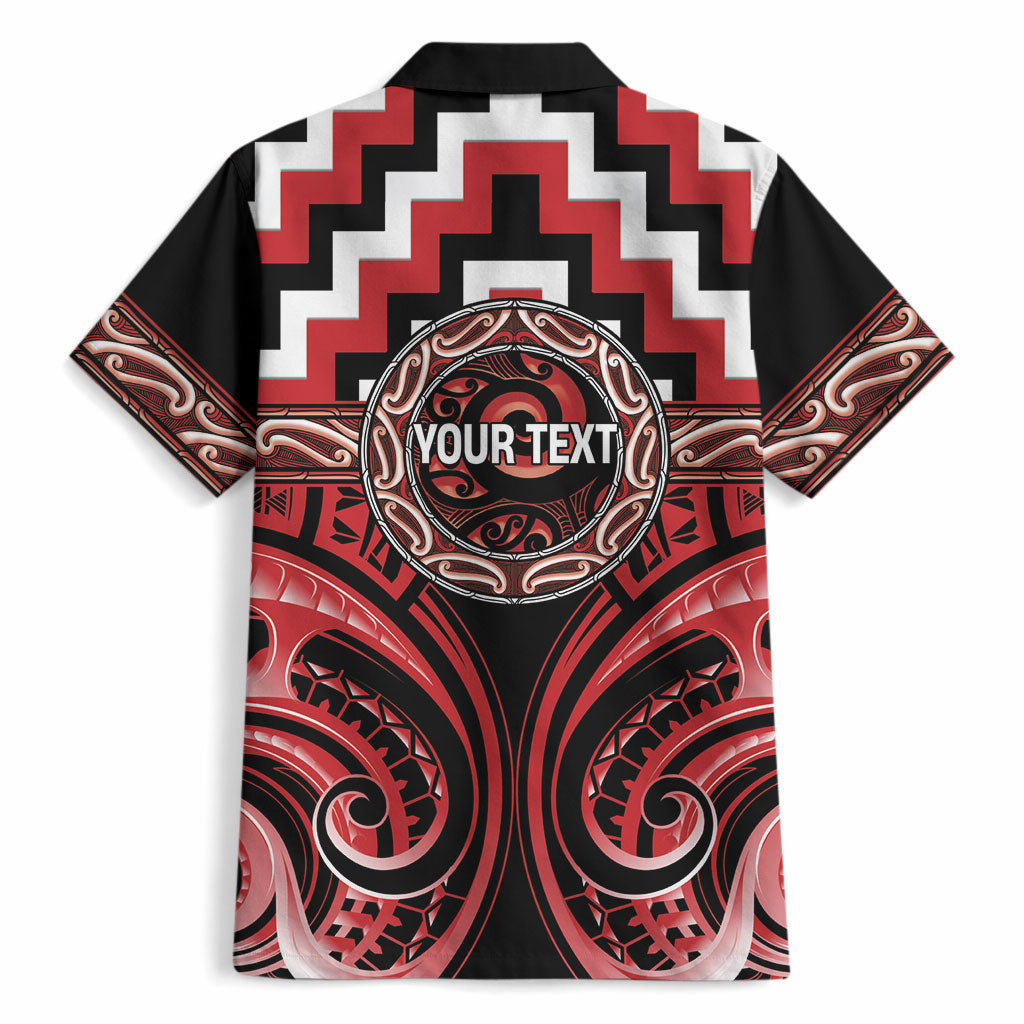 Aotearoa Te Arawa Personalised Hawaiian Shirt Maori Iwi Poutama Puhoro Tattoo