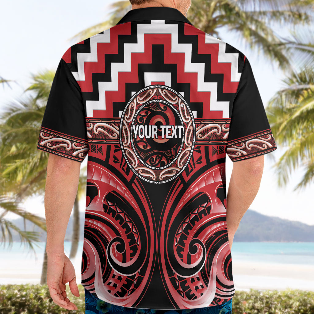 Aotearoa Te Arawa Personalised Hawaiian Shirt Maori Iwi Poutama Puhoro Tattoo