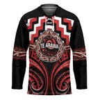 Aotearoa Te Arawa Personalised Hockey Jersey Maori Iwi Poutama Puhoro Tattoo