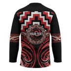 Aotearoa Te Arawa Personalised Hockey Jersey Maori Iwi Poutama Puhoro Tattoo