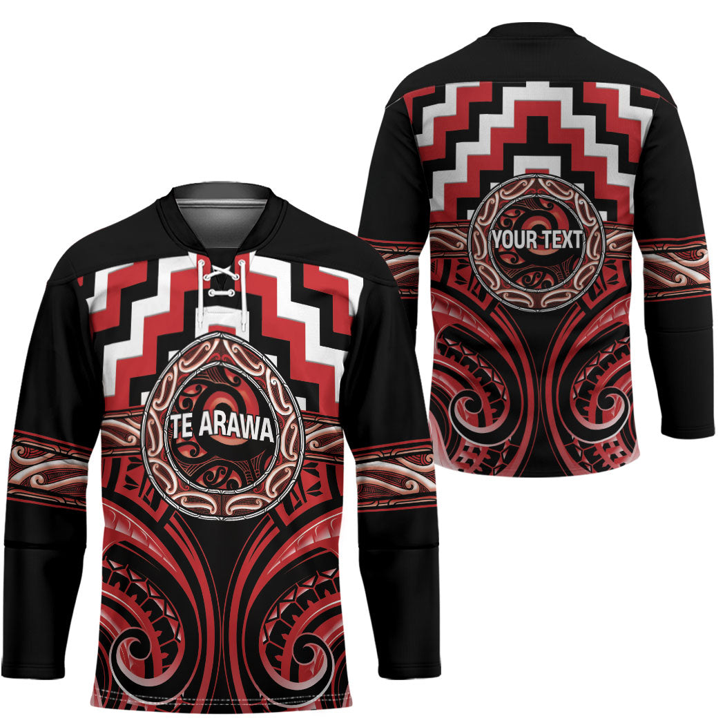 Aotearoa Te Arawa Personalised Hockey Jersey Maori Iwi Poutama Puhoro Tattoo