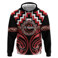 Aotearoa Te Arawa Personalised Hoodie Maori Iwi Poutama Puhoro Tattoo