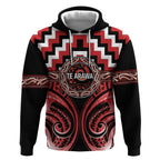Aotearoa Te Arawa Personalised Hoodie Maori Iwi Poutama Puhoro Tattoo