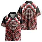 Aotearoa Te Arawa Personalised Kid Hawaiian Shirt Maori Iwi Poutama Puhoro Tattoo