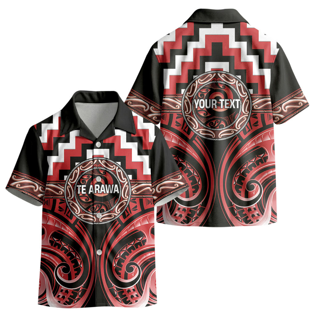 Aotearoa Te Arawa Personalised Kid Hawaiian Shirt Maori Iwi Poutama Puhoro Tattoo