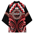 Aotearoa Te Arawa Personalised Kimono Maori Iwi Poutama Puhoro Tattoo