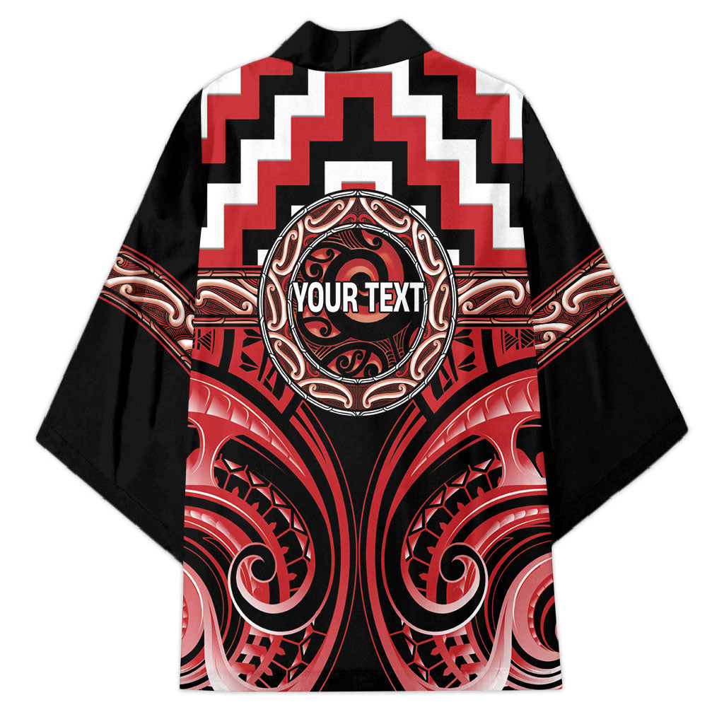 Aotearoa Te Arawa Personalised Kimono Maori Iwi Poutama Puhoro Tattoo
