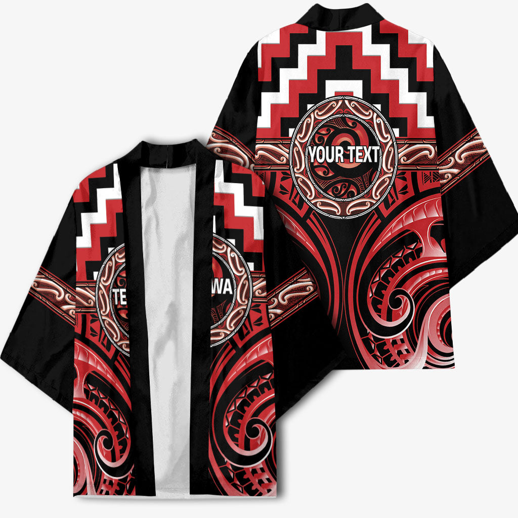 Aotearoa Te Arawa Personalised Kimono Maori Iwi Poutama Puhoro Tattoo
