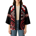 Aotearoa Te Arawa Personalised Kimono Maori Iwi Poutama Puhoro Tattoo