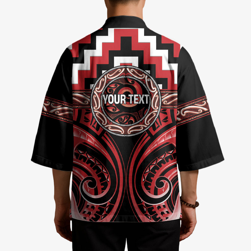 Aotearoa Te Arawa Personalised Kimono Maori Iwi Poutama Puhoro Tattoo