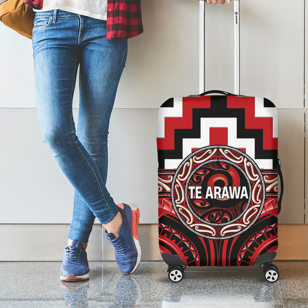 Aotearoa Te Arawa Luggage Cover Maori Iwi Poutama Puhoro Tattoo