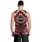 Aotearoa Te Arawa Personalised Men Tank Top Maori Iwi Poutama Puhoro Tattoo